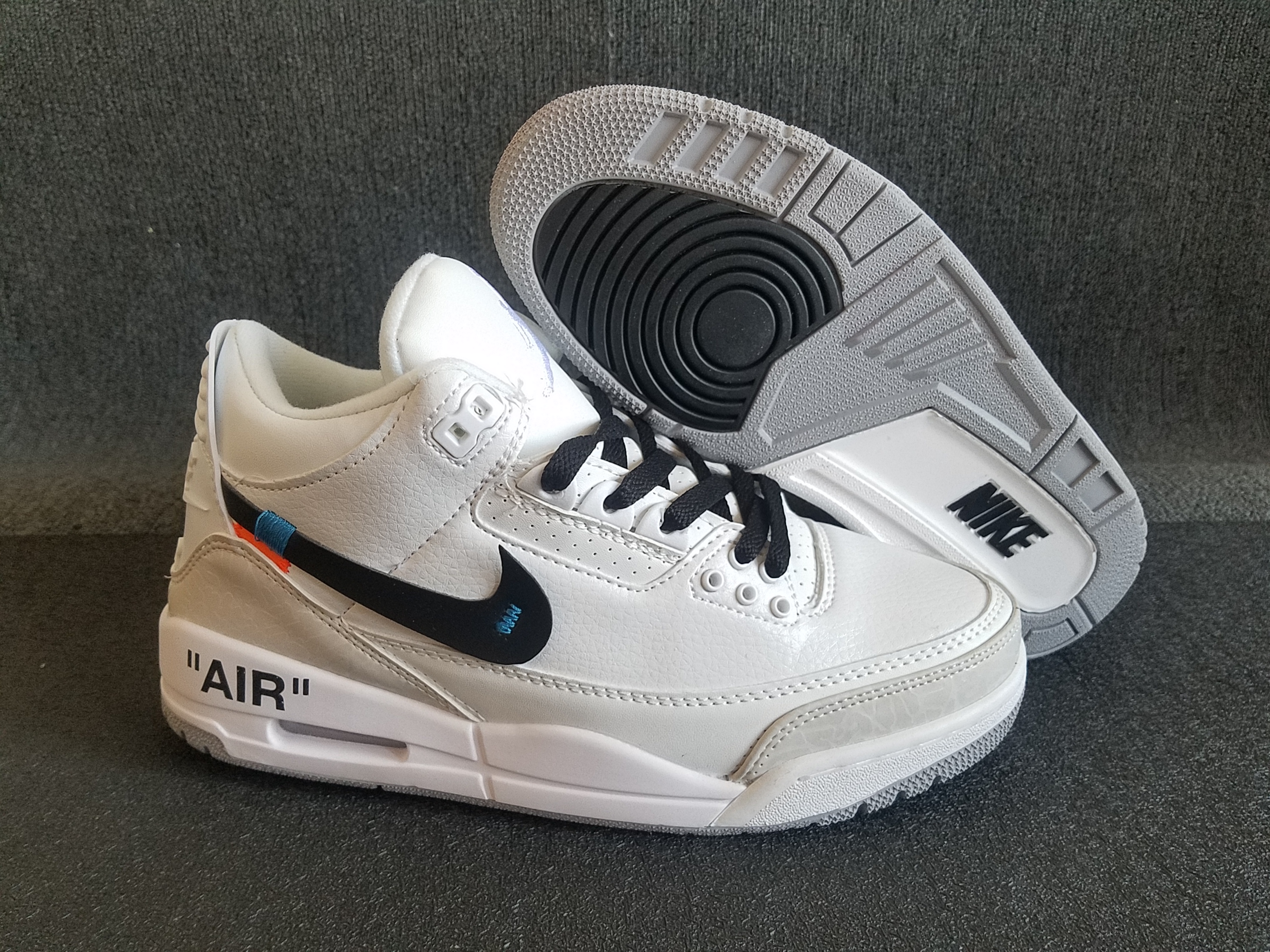 AJ3 x off white &black shoes - Click Image to Close